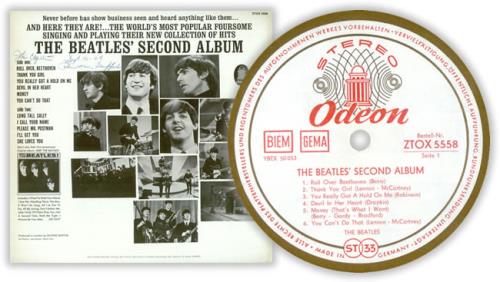 The Beatles The Beatles' Second Album - Export German vinyl LP